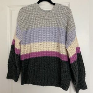 Target striped knit sweater